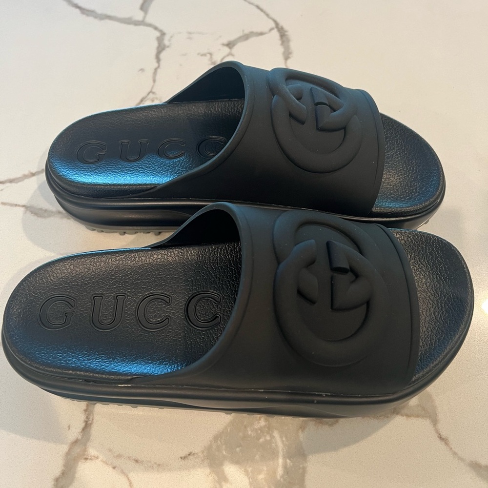 Gucci Platform Slides